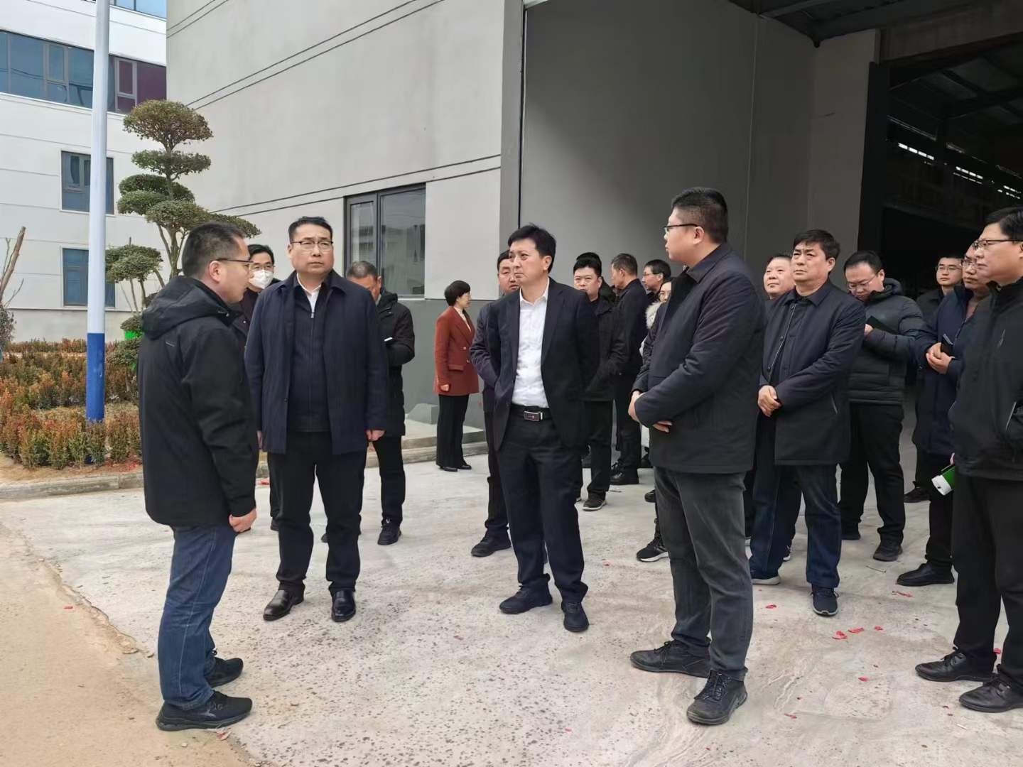 宛城區領導考察我公司項目建設并提出建設性意見